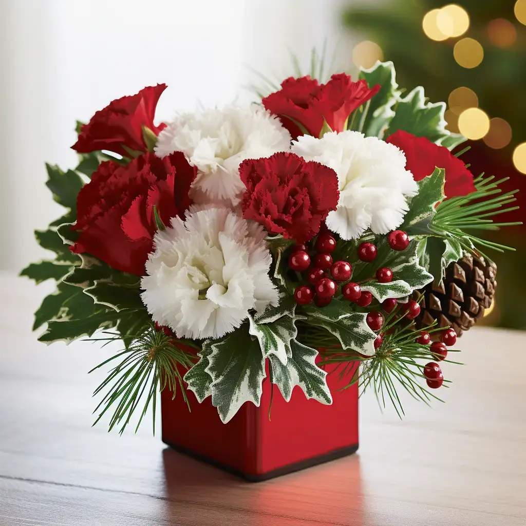 Festive Fir & Carnation Medley – photo 2